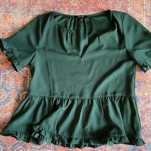 Madewell peplum top